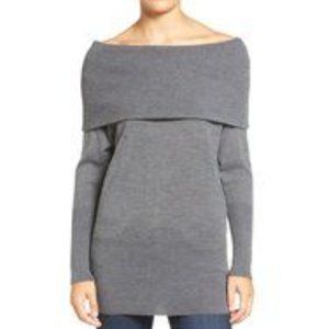 NWOT Ella Moss Off the Shoulder Tunic Sweater Sz S
